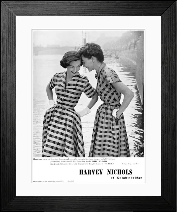 Framed Print : Harvey Nichols advertisement, 1953 Framed Print : Harvey Nichols advertisement, 1953
