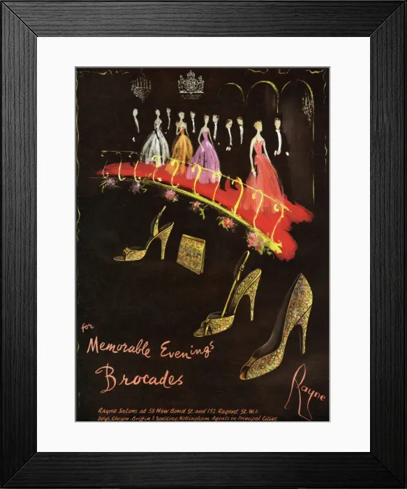 Framed Print : Rayne shoes advertisement, 1953 Framed Print : Rayne shoes advertisement, 1953