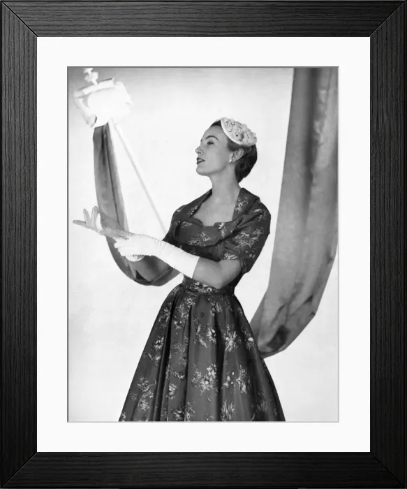 Framed Print : Fashions for a Coronation Summer, 1953