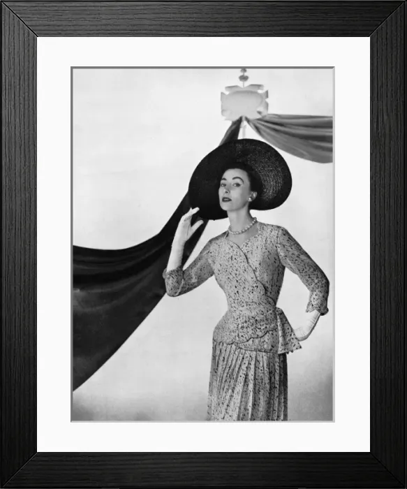 Framed Print : Fashions for a Coronation Summer, 1953