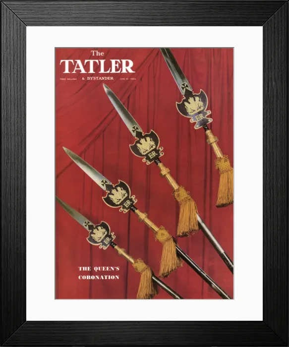 Framed Print : Tatler Coronation Number front cover, 1953 Framed Print : Tatler Coronation Number front cover, 1953