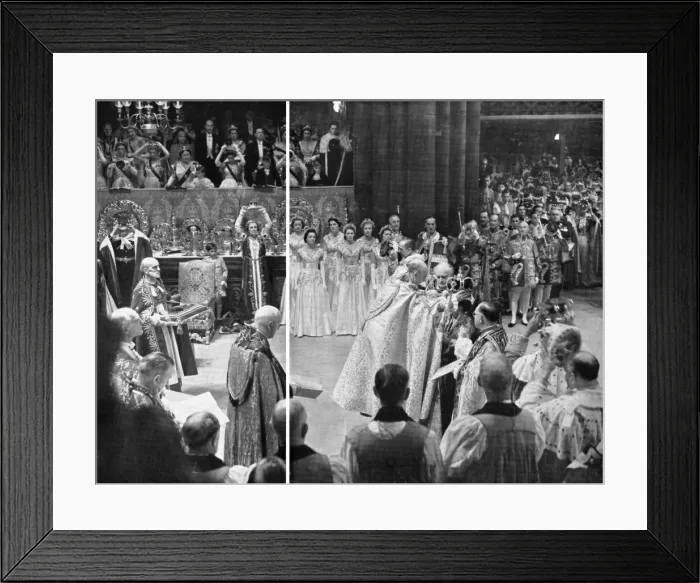Framed Print : Coronation of Queen Elizabeth II, 1953
