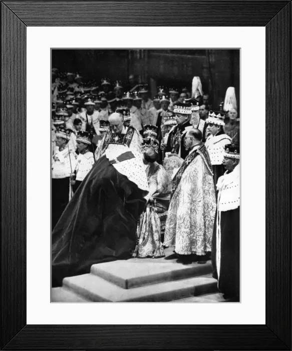 Framed Print : Coronation of Queen Elizabeth II, 1953 Framed Print : Coronation of Queen Elizabeth II, 1953
