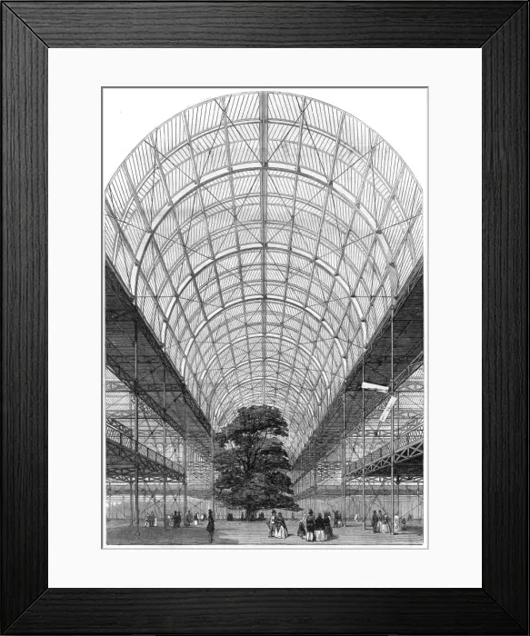 Framed Print : Great Exhibition Transept