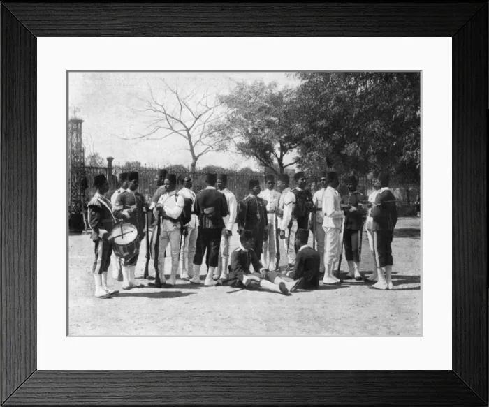 Framed Print : Egyptian infantry Framed Print : Egyptian infantry