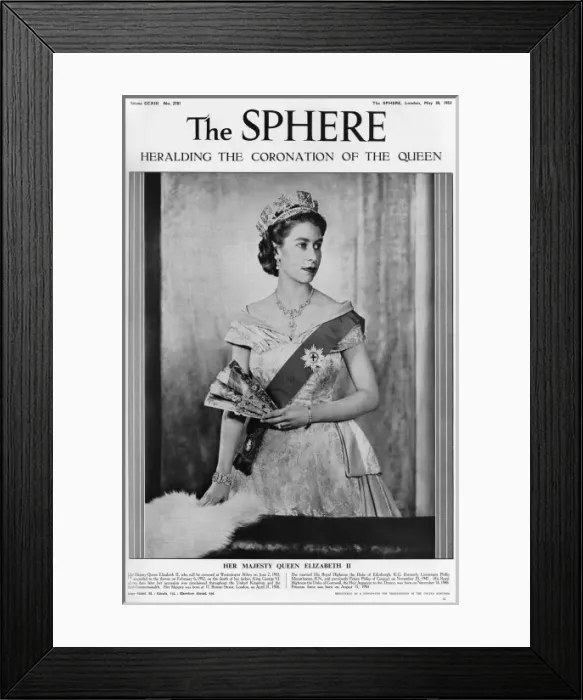 Framed Print : Front cover of the Sphere, 30 May 1953 Framed Print : Front cover of the Sphere, 30 May 1953