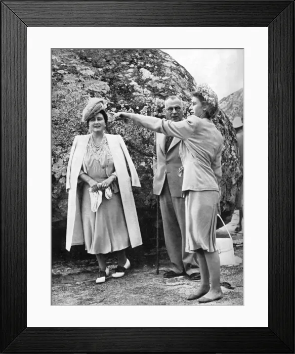 Framed Print : Princess Elizabeth in stockinged feet Framed Print : Princess Elizabeth in stockinged feet