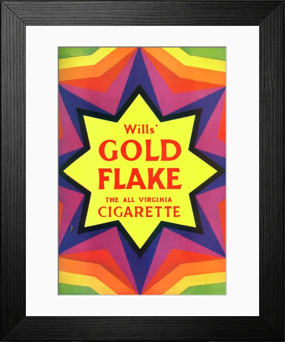 Framed Print : Wills Gold Flake advertisement Framed Print : Wills Gold Flake advertisement