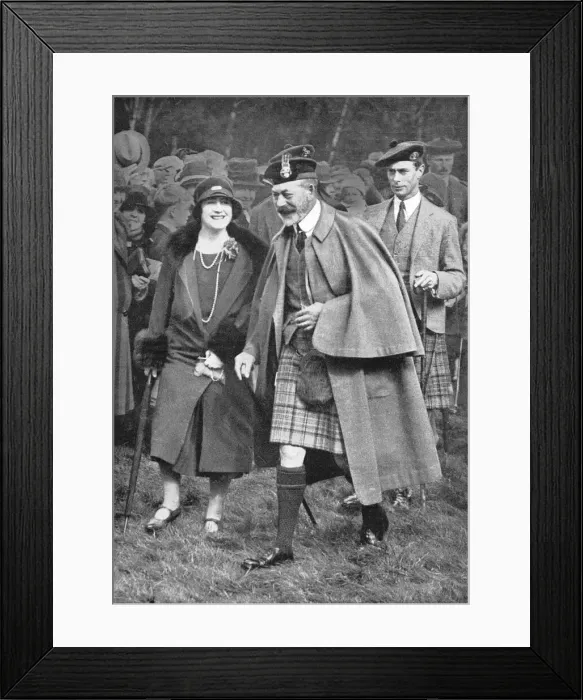 Framed Print : King George V in Scottish dress Framed Print : King George V in Scottish dress