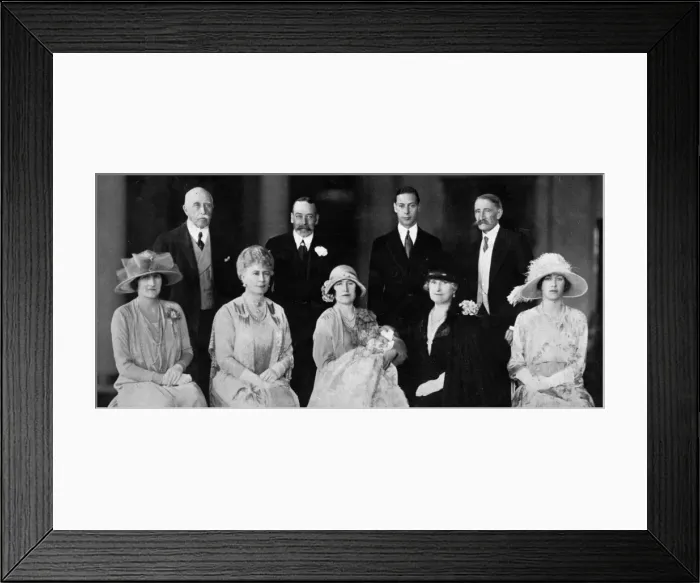 Framed Print : Royal group after Princess Elizabeths Christening Framed Print : Royal group after Princess Elizabeths Christening