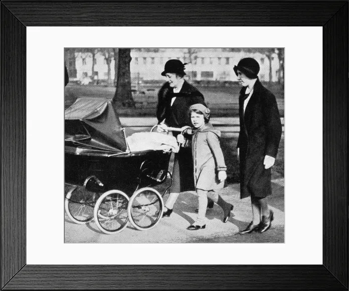 Framed Print : Princess Elizabeth in Hyde Park Framed Print : Princess Elizabeth in Hyde Park