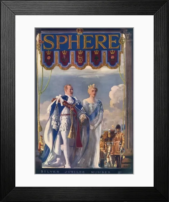 Framed Print : Front cover of the Spheres Silver Jubilee Number Framed Print : Front cover of the Spheres Silver Jubilee Number