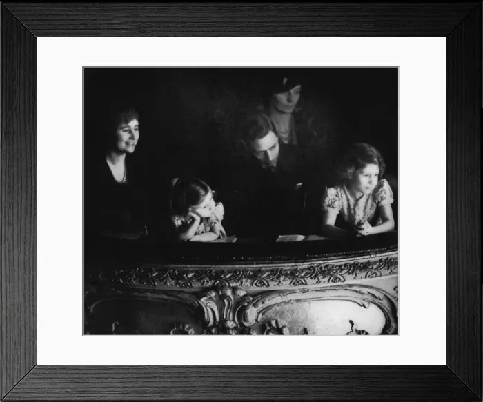 Framed Print : Royal visit to the pantomime Framed Print : Royal visit to the pantomime