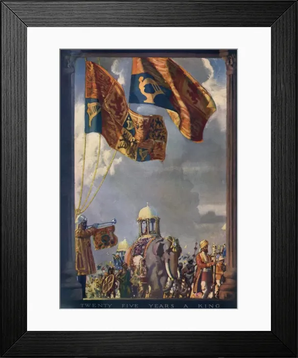 Framed Print : Back page of the Sphere Silver Jubilee Number Framed Print : Back page of the Sphere Silver Jubilee Number
