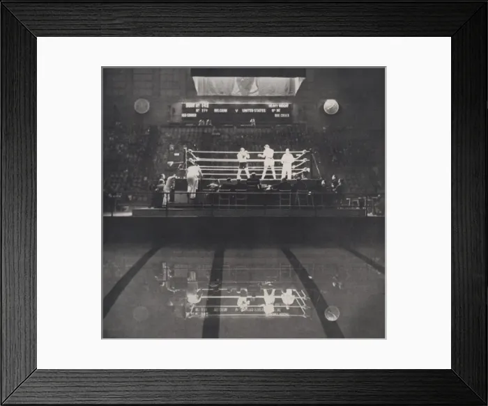 Framed Print : Heavyweight boxing, 1948 London Olympics Framed Print : Heavyweight boxing, 1948 London Olympics