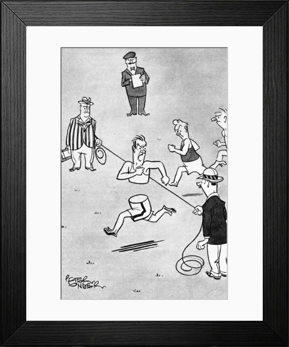 Framed Print : Olympic cartoon Framed Print : Olympic cartoon