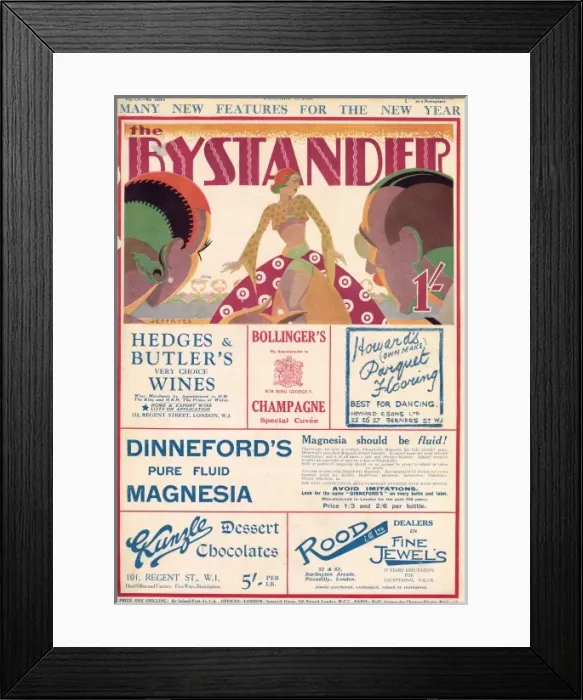 Framed Print : Bystander front cover, 1 January 1930 Framed Print : Bystander front cover, 1 January 1930