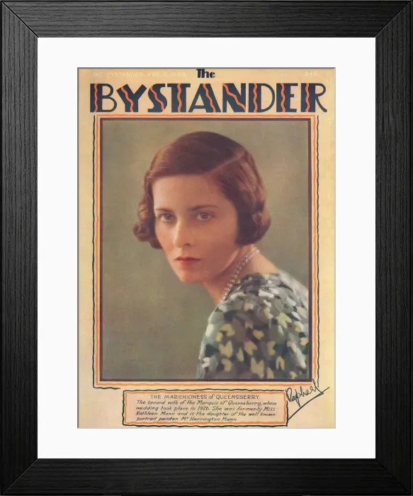 Framed Print : Bystander front cover - Marchioness of Queensberry