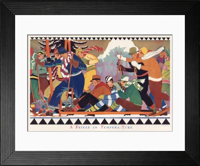 Framed Print : A Frieze in Tempera-Ture by Jay Gee Framed Print : A Frieze in Tempera-Ture by Jay Gee