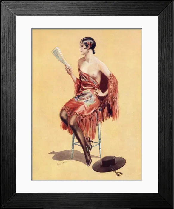 Framed Print : Figures that speak for themselves by C. Farley Framed Print : Figures that speak for themselves by C. Farley