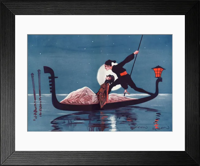 Framed Print : The Gondo-liar by Leon Heron Framed Print : The Gondo-liar by Leon Heron