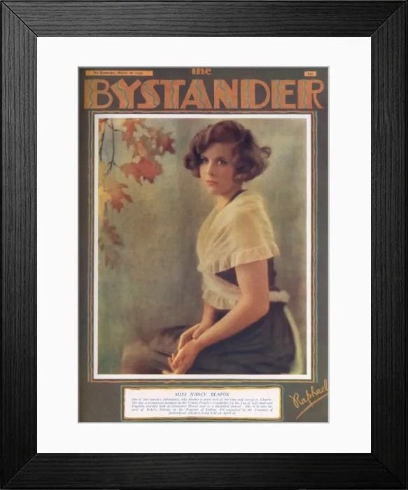 Framed Print : Bystander front cover - Nancy Beaton Framed Print : Bystander front cover - Nancy Beaton