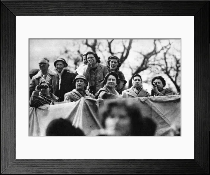 Framed Print : Members of the royal family at Badminton Horse Trials