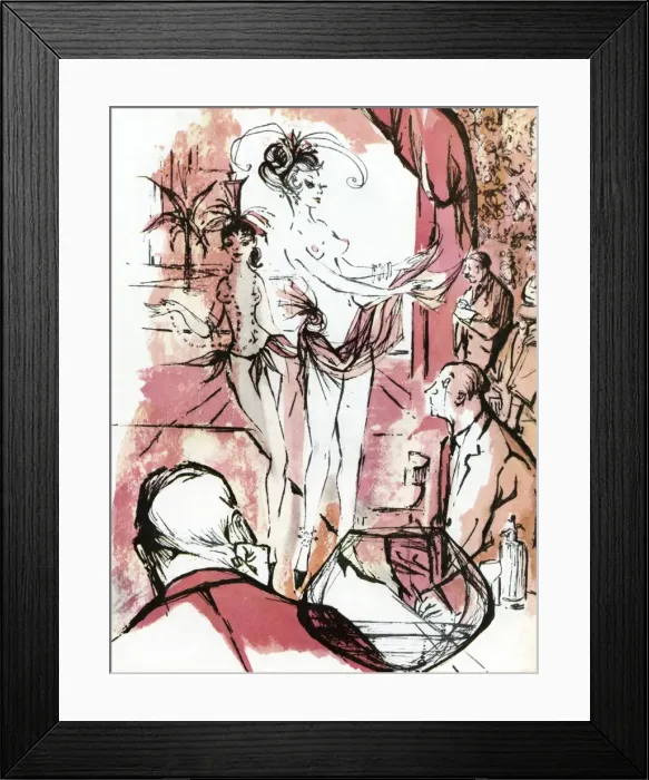 Framed Print : Strip club Framed Print : Strip club