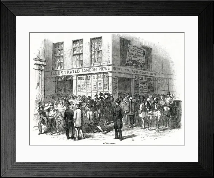 Framed Print : The Illustrated London News at Milford Lane 1851 Framed Print : The Illustrated London News at Milford Lane 1851
