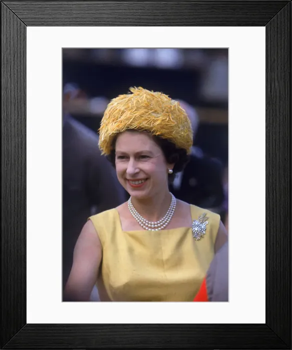 Framed Print : Queen Elizabeth II - West Indies royal tour 1966 Framed Print : Queen Elizabeth II - West Indies royal tour 1966