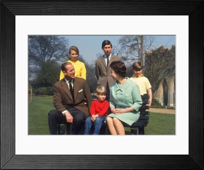 Framed Print : Royal family at Windsor, 1968