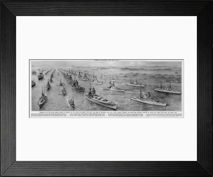 Framed Print : 1935 Kings Silver Jubilee Fleet Review Framed Print : 1935 Kings Silver Jubilee Fleet Review