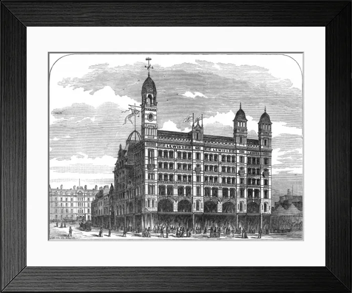 Framed Print : Lewiss department store, Liverpool Framed Print : Lewiss department store, Liverpool