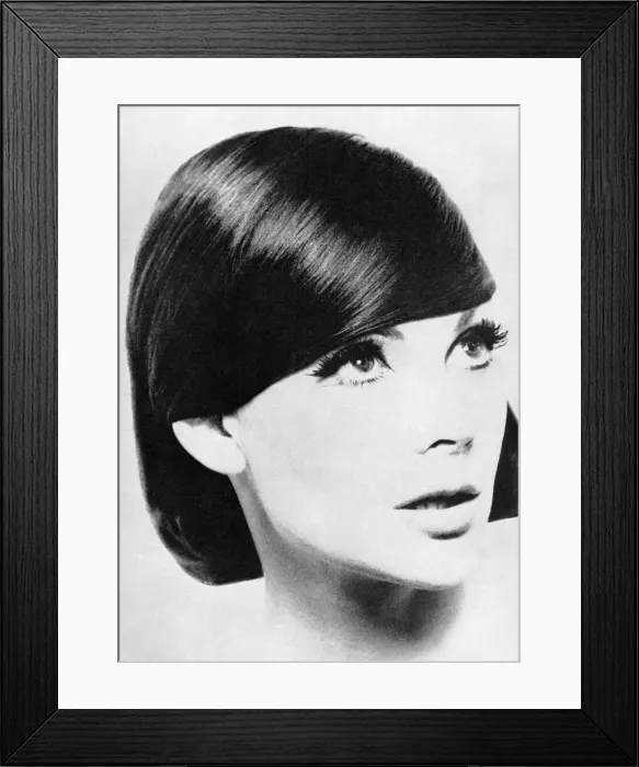 Framed Print : Vidal Sassoon hairstyle, 1962 Framed Print : Vidal Sassoon hairstyle, 1962
