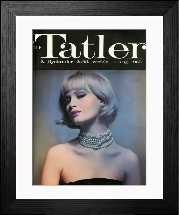Framed Print : The Tatler front cover August 1962