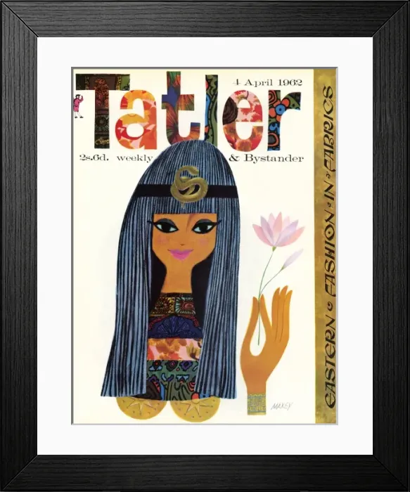 Framed Print : Tatler front cover, 1962