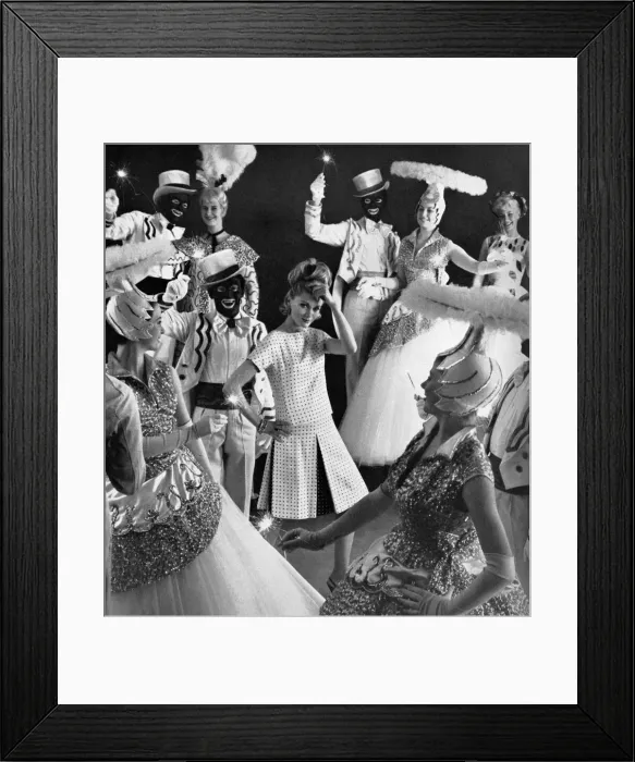 Framed Print : Black and white minstrels Framed Print : Black and white minstrels