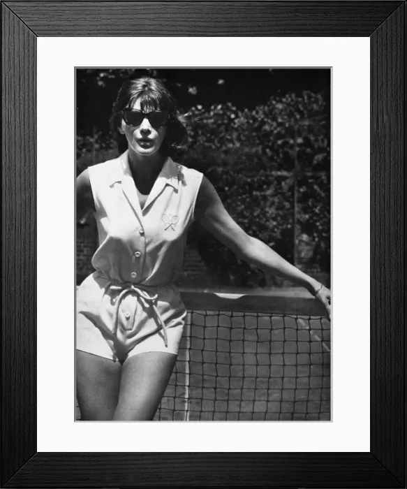 Framed Print : Teddy Tinling tennis outfit, 1962