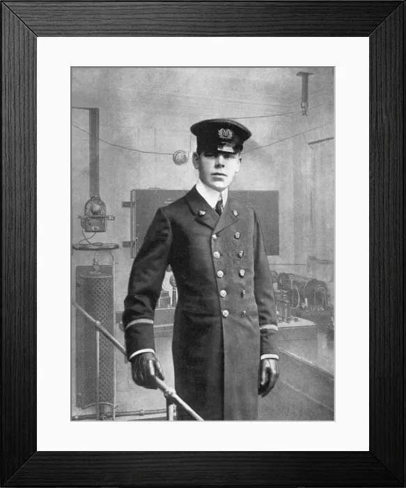 Framed Print : Jack Binns, wireless-telegraph operator