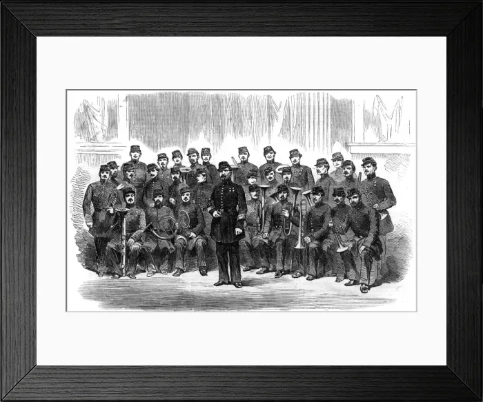 Framed Print : Paris Garde Nationale band Framed Print : Paris Garde Nationale band