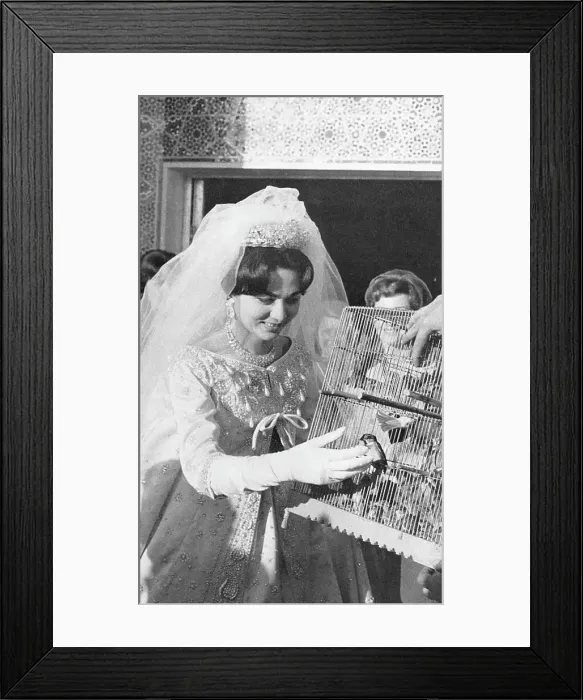 Framed Print : Wedding of the Shah of Persia in 1960