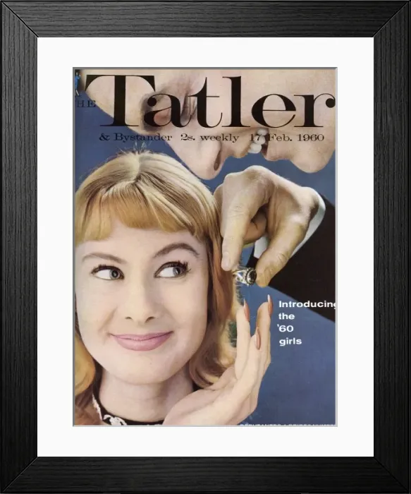 Framed Print : Tatler front cover, February 1960 Framed Print : Tatler front cover, February 1960