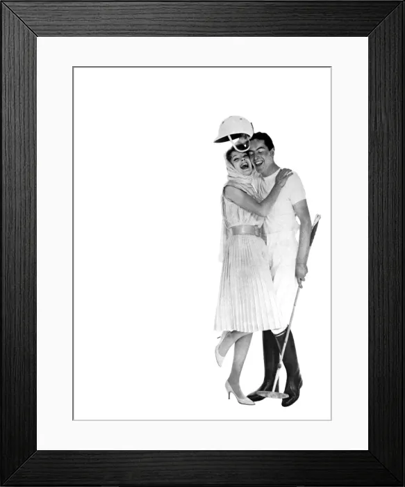 Framed Print : 1960s fashion, wearing Ronald Paterson for the polo Framed Print : 1960s fashion, wearing Ronald Paterson for the polo