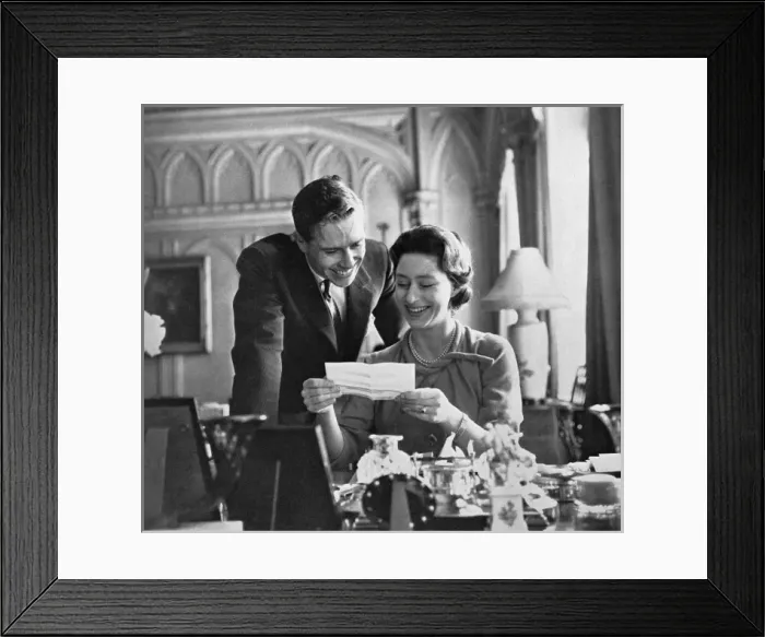 Framed Print : Engagement of Princess Margaret and Antony Armstrong-Jones