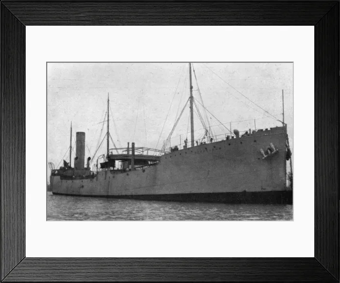 Framed Print : An oil transport ship