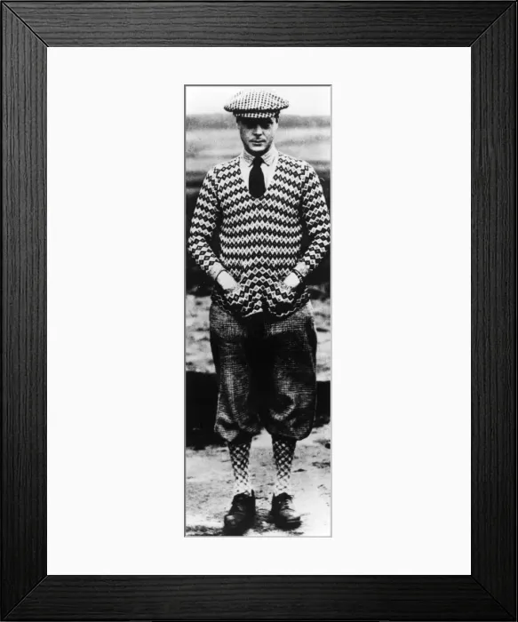 Framed Print : Edward VIII, as Prince of Wales, in golfing attire Framed Print : Edward VIII, as Prince of Wales, in golfing attire