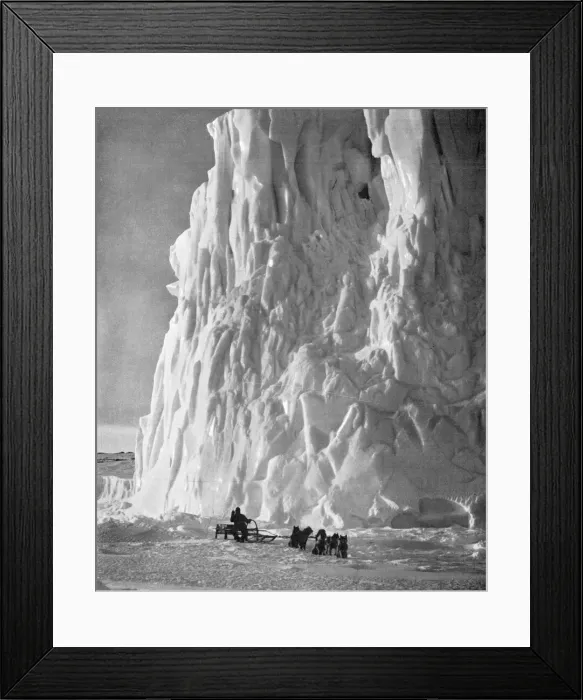 Framed Print : Scott Polar Expedition - point of the Barne Glacier Framed Print : Scott Polar Expedition - point of the Barne Glacier