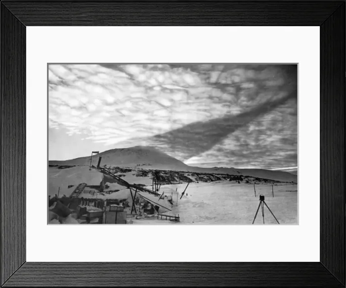 Framed Print : Scott Polar Expedition 1910 - 1912 - Earth Shadow Framed Print : Scott Polar Expedition 1910 - 1912 - Earth Shadow