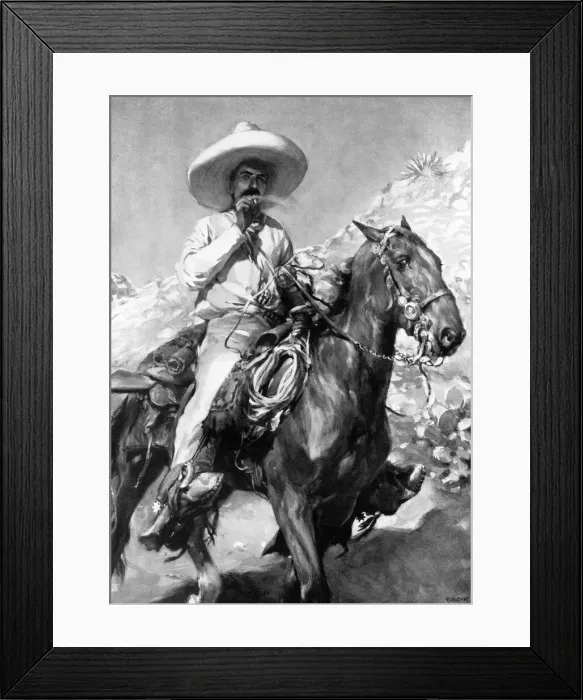 Framed Print : General Zapata, leader of rebels in Southern Mexico, 1913 Framed Print : General Zapata, leader of rebels in Southern Mexico, 1913