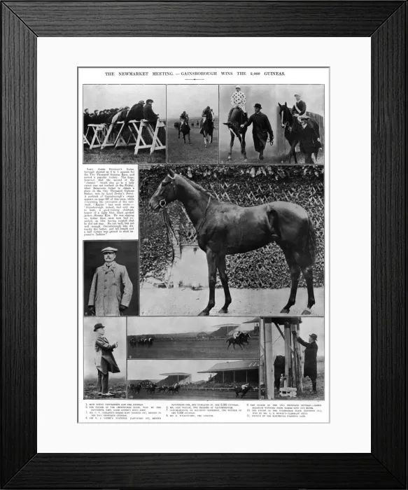 Framed Print : Gainsborough wins the 2000 Guineas Framed Print : Gainsborough wins the 2000 Guineas